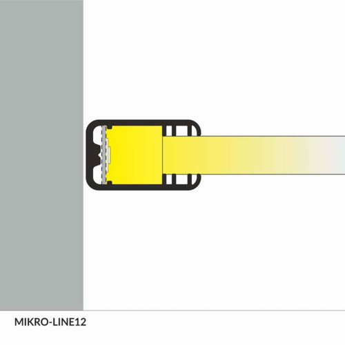 Profilo per scaffale in vetro 6-8 mm