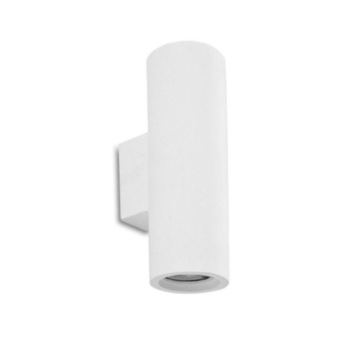 Applique cilindrica in gesso up-down