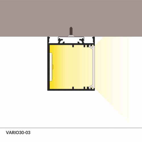 Profilo led Vario - Montaggio