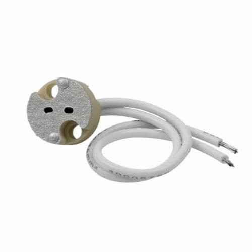 Portafaretto tondo acciaio cromato argento lucido fisso da incasso  cartongesso per lampadina led GU10 MR16