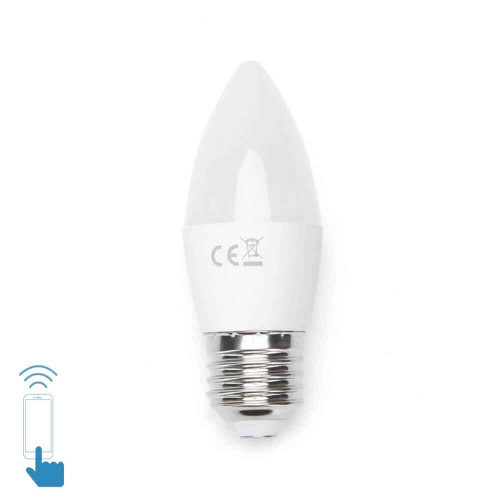 Smart Led candela 7W WiFi E27 RGB + CCT
