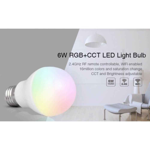 Lampadina Smart RGB CCT E27 6W