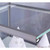 Profilo led in alluminio per bordare scaffale in vetro - esempio