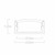 Profilo led alluminio Largo CC32 - sezione