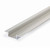 Profilo led alluminio da incasso largo 2 metri
