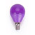 Lampadina Led colorata 4W E14 viola