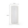 Lampada led emergenza - dimensioni