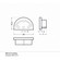 Set 2 tappi bombato silver - disegni