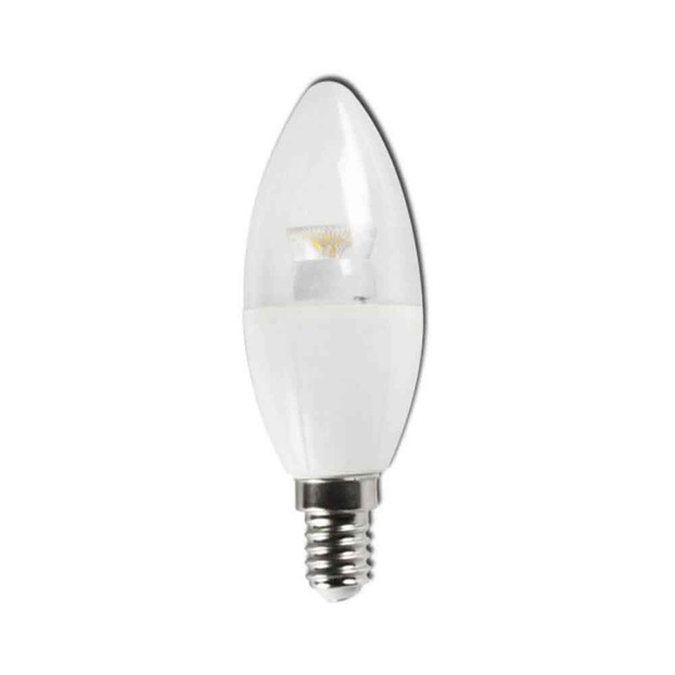 Lampadina Led a candela da 6W attacco e14 trasparente