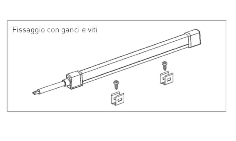 Clips di fissaggio NeonFlex