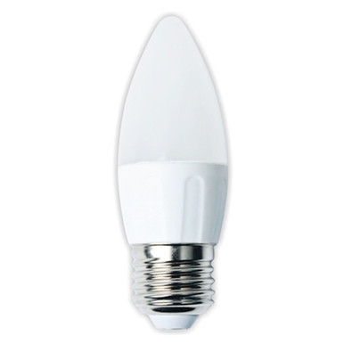 Lampadina a LED 3W E27 luce fredda di giorno 6000K allungata - Cablematic