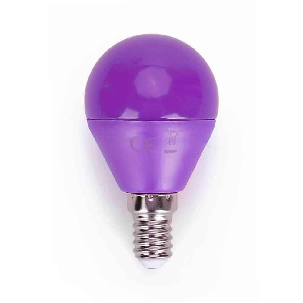 Lampadina Led E14 4W Viola