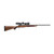 Mossberg Patriot Walnut Vortex Rifle 6.5 PRC 4rd Capacity 24'' Threaded Barrel Walnut Stock Vortex Crossfire II 3-9x40mm