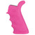 Hogue AR-15/M-16 Rubber Beavertail Grip with Finger Grooves-Pink