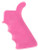 W/FINGER GROOVES PINKHOGUE AR-15 BEAVERTAIL GRIP 