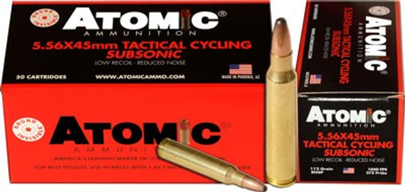 RNSP 50RD 10BX/CSATOMIC 5.56X45 112GR SUBSONIC 