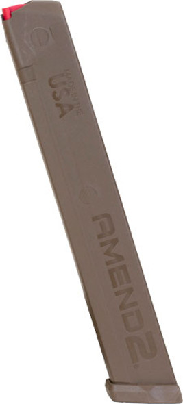DBL STCK 9MM 34 RD POLYMER FDEAMEND2 MAGAZINE FOR GLOCK 