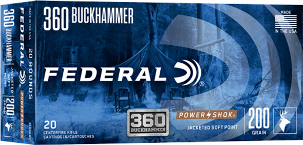 BUCKHAMMER 200G SP 20RD 10BX/CFEDERAL POWER-SHOK 360 