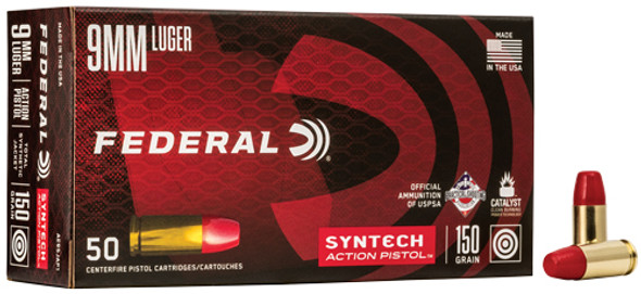 150GR TSJ FN 50RD 10BX/CSFEDERAL AE ACTION PISTOL 9MM 