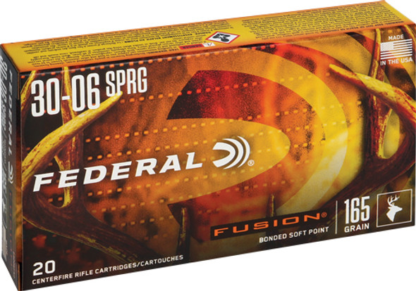 FUSION 20RD 10BX/CSFEDERAL FUSION 30-06 165GR 