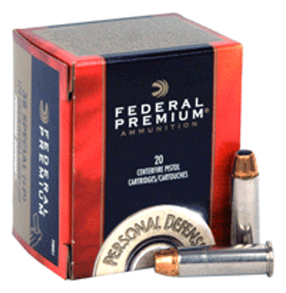 HYDRA-SHOK JHP 20RD 25BX/CSFEDERAL 38 SPECIAL+P  129GR 