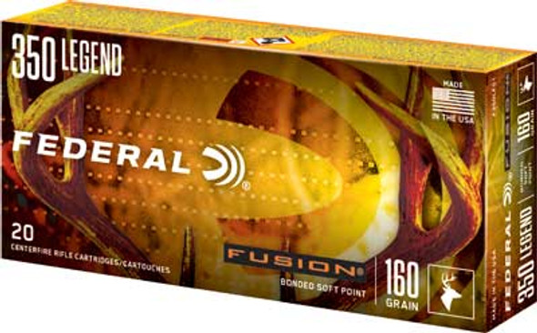 160GR FUSION 20RD 10BX/CSFEDERAL FUSION 350 LEGEND 