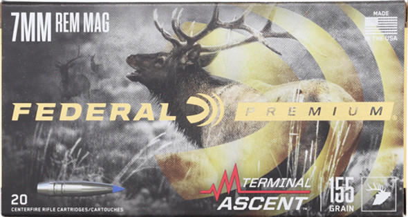 TERMINAL ASCENT 20RD 10BX/CSFEDERAL 7MM REM MAG 155GR 