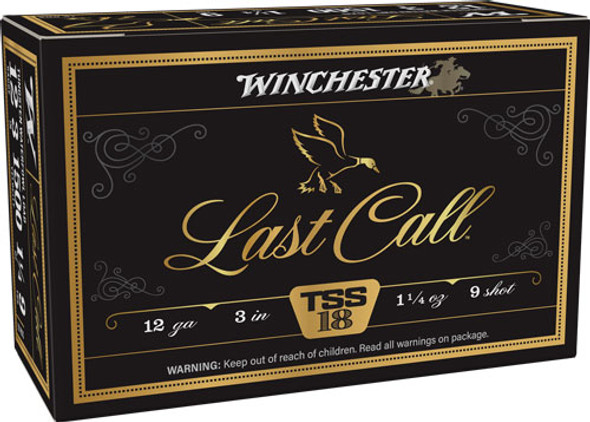 3" 1-1/4OZ #9 10RD 10BX/CSWINCHESTER LAST CALL TSS 12GA 