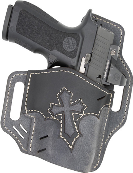 OWB HOLSTER GREY/BLACK SIZE 2!VERSACARRY COMPOUND ARC ANGEL 
