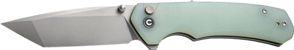 NATURAL G-10/STONEWASH BLADECIVIVI KNIFE BRAZEN 3.46" 