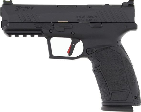 4.1" BBL OPTIC RDY 20RD BLACKTISAS PX-9D 9MM PISTOL 