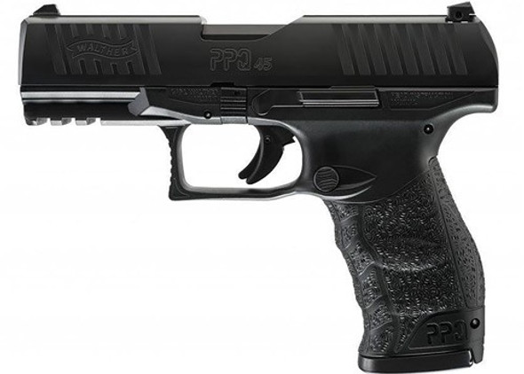 12-SHOT AS BLACK POLYMERWALTHER PPQ M2 45ACP 4.25 