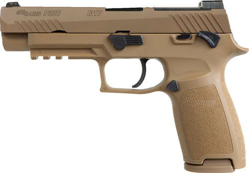 W/R2 PLATE 17RD/21RD COYOTE<SIG P320 M17 9MM 4.7" NGT SGHT 