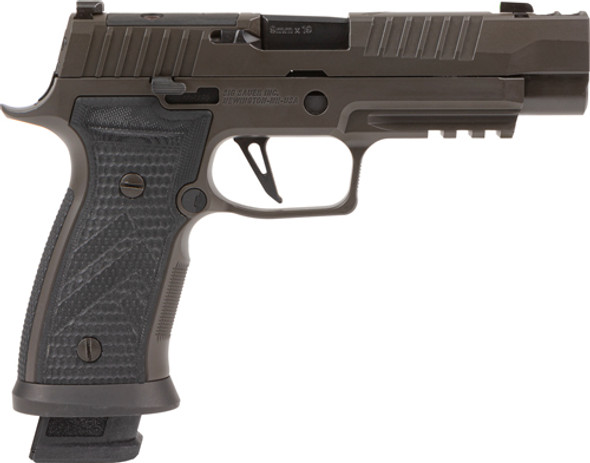 XRAY-3 10RD(3) GREY CERAKOTESIG P320 AXG LEGION 9MM 3.9" 