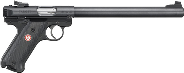 10" BULL AS BLUED SYNTHETICRUGER MARK IV TARGET 22LR 