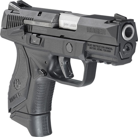 FS 17-SHOT BLK MAT W/SAFETYRUGER AMERICAN COMPACT 9MM 
