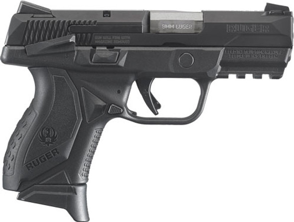 FS 17-SHOT BLK MAT W/SAFETYRUGER AMERICAN COMPACT 9MM 