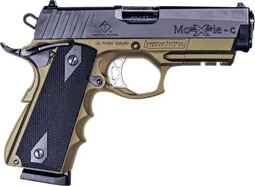 4.25" FS 8RD BLACK/FDE MOXIEATI HGA FXH-45 HYBRID 45ACP 