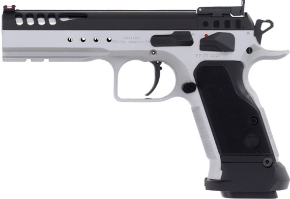 4.75" 17RND CHROME/BLUED<TANFOGLIO LIMITED MASTER 9MM 