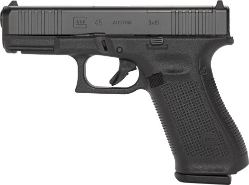 17-SHOT W/FRONT SERRATIONS!GLOCK 45 MOS 9MM FIXED SIGHT 