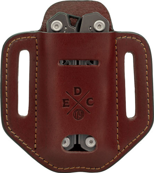 SOLO MULTITOOL HOLSTER CHESTNT1791 EDC HEAVY DUTY EASY SLIDE 