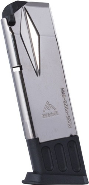 9MM LUGER 10RD NICKELMEC-GAR MAGAZINE SIG P228 