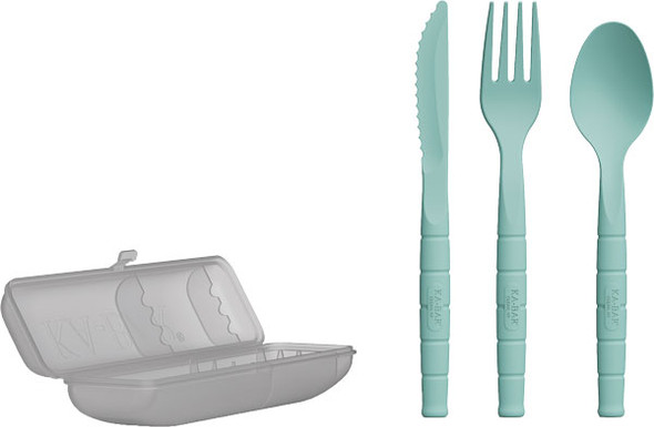 KNIFE WITH LIGHTWEIGHT CASEKA-BAR LUNCH PAL W/SPOON/FORK/ 