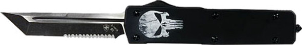 FALLEN 3.5" D2 BLK TANTO SRRTDTEMPLAR KNIFE LARGE ZINC OTF 