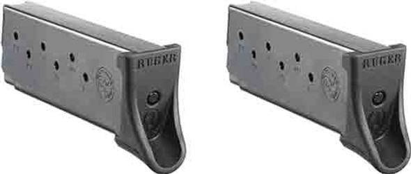 W/GRIP EXTENSION 2-PACKRUGER MAGAZINE LC9 9MM 7RD 