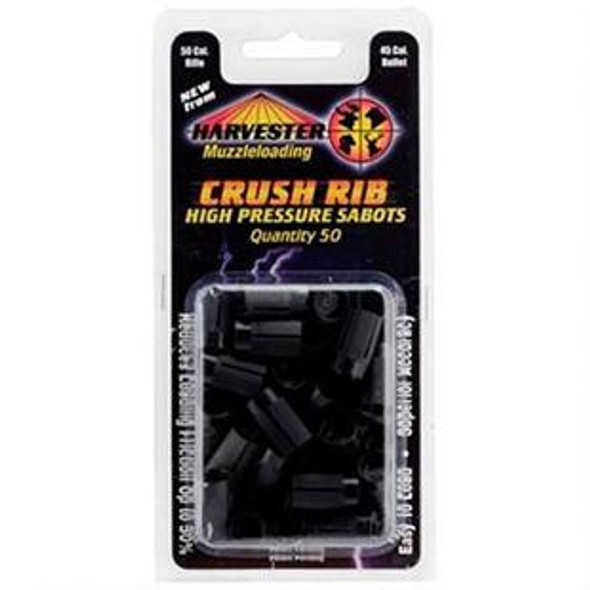 Harvester Muzzleloader 50 Cal. Crush Rib Sabots Fit 45 Cal. Bullets 50/pk