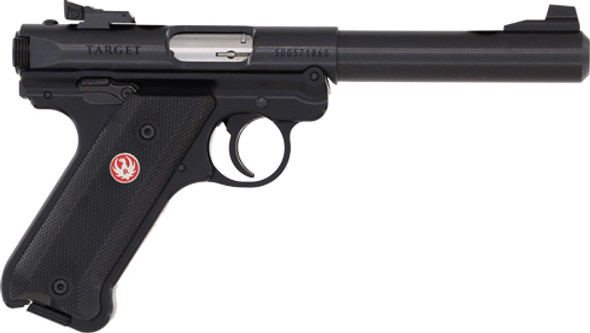 5.5" BULL AS BLACK PLASTICRUGER MARK IV TARGET 22LR 