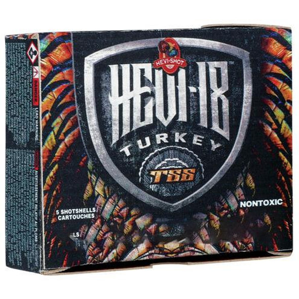 HEVI-Shot HEVI-18 TSS Turkey Shotshells 12ga 2-3/4" 1-1/4oz 1090 fps #9 5/ct