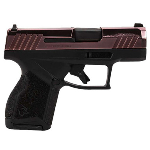 Taurus GX4 Handgun 9mm Luger 10rd Magazines (2) 3" Barrel Rose Gold Slide and Black
