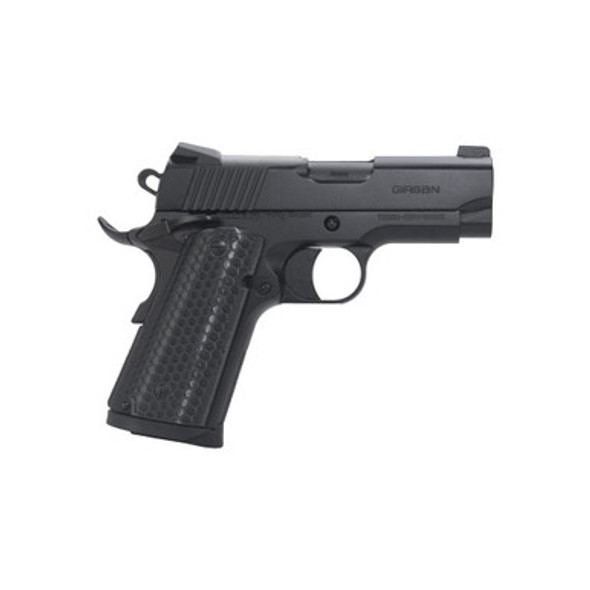 Girsan Untouchable MC1911 Subcompact Handgun 9mm Luger 7rd Magazine 3.4" Barrel Black